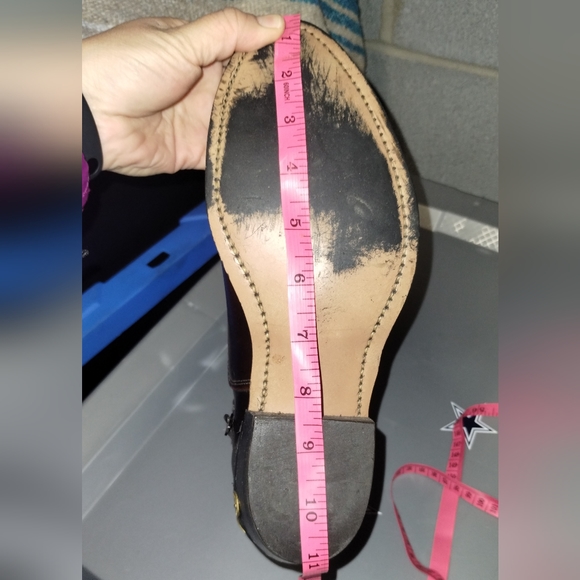 Men's Texas Brand Zipper Shoe Boots 8.5 - Picture 5 of 13